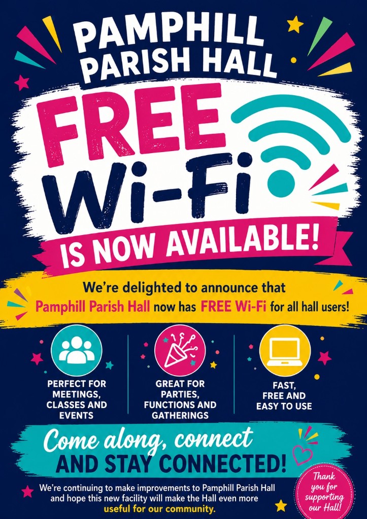 Free WiFi poster